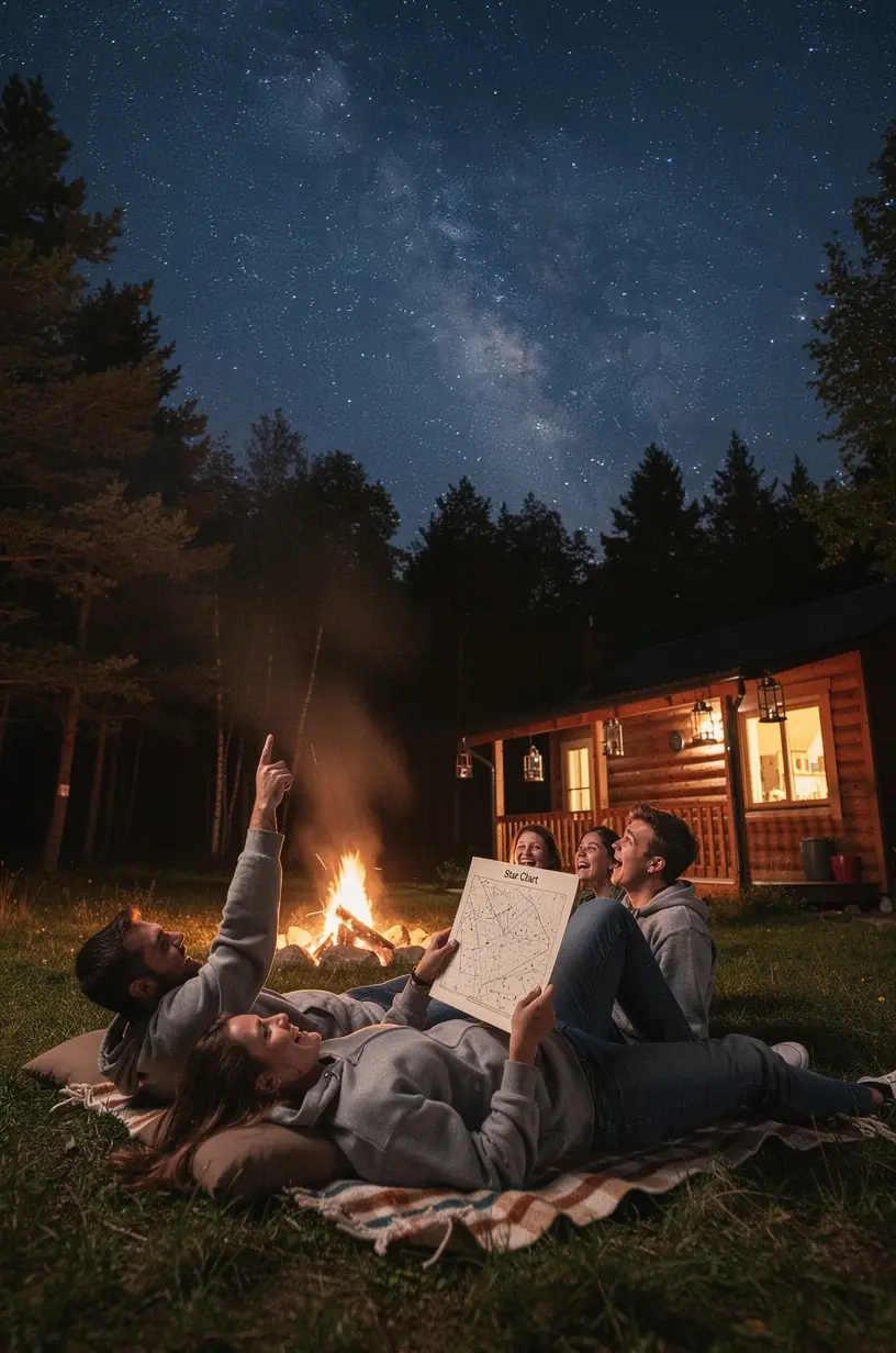 Рассвет в тихой зоне национального парка с видом на озеро, символизирующий начало отдыха без цифрового воздействия